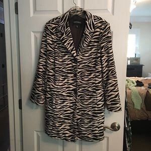 Zebra Print Coat